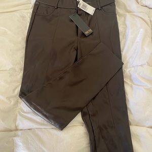 TRUTH Faux Brown Leather Pants